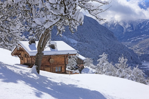 Winter landscape, Haute-Savoie