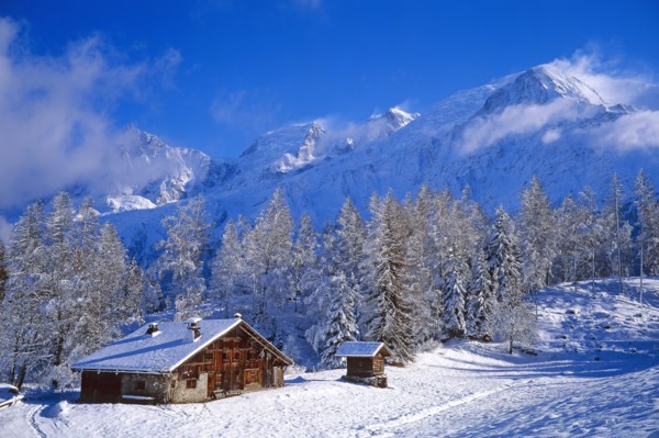 Winter landscape, Haute-Savoie
