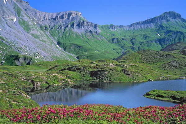 Mountain lake, Haute-Savoie