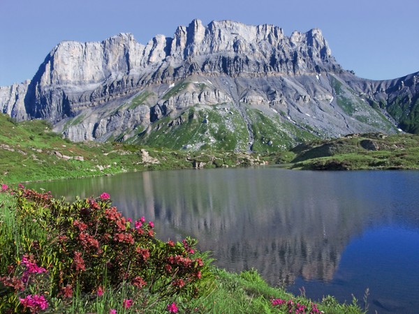 Mountain lake, Haute-Savoie