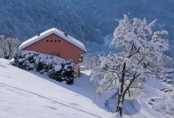 Winter landscape, Haute-Savoie