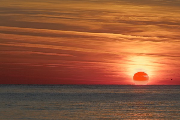 Coucher de soleil, Cotentin