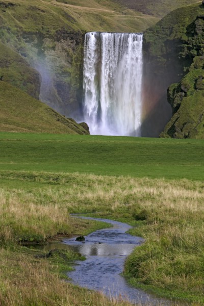 Iceland, Skogafoss Falls