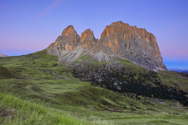 Val Gardena, col de Sella, Dolomites, Italie