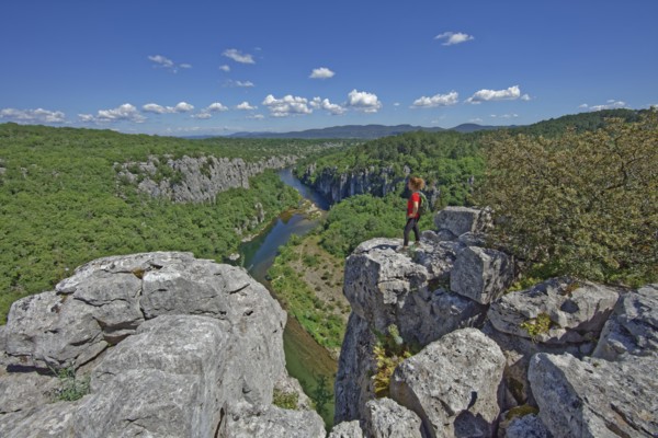Les Vans commune, Ardèche, France