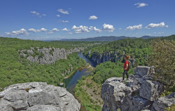 Les Vans commune, Ardèche, France