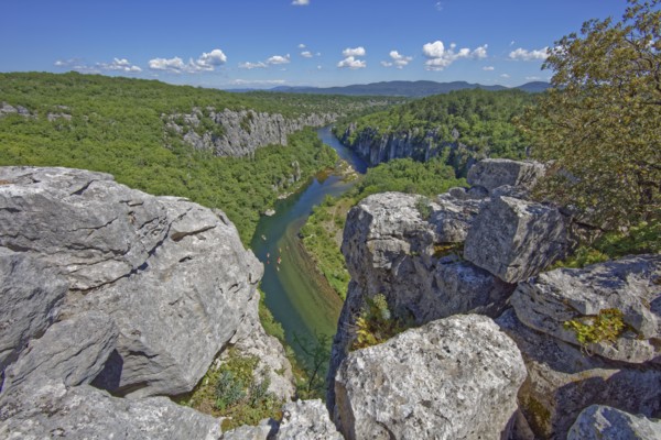 Les Vans commune, Ardèche, France