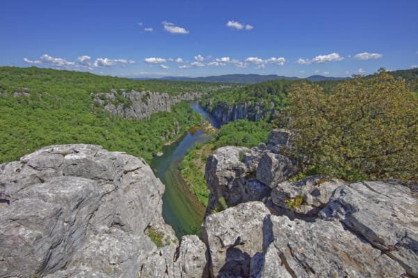 Les Vans commune, Ardèche, France