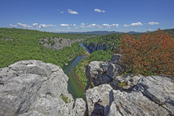 Les Vans commune, Ardèche, France