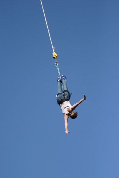 France, Basse Normandie, Calvados, bocage, viaduc de la Souleuvre, saut a l'elastique, bunjy, aj hackett, aventure,