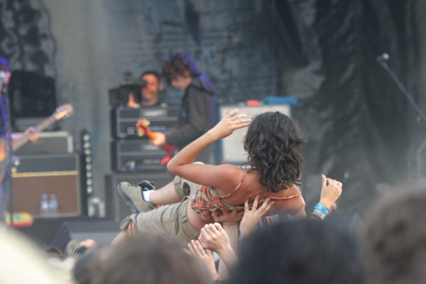 France, Haute Normandie, eure, evreux, festival : Le Rock Dans Tous Ses Etats, public, fans, concert Dirty Pretty Things