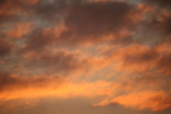 France, autumn sky above gauciel