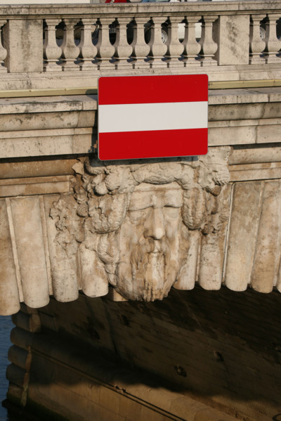 france, Paris 1e, detail, pont louis philippe, Seine,