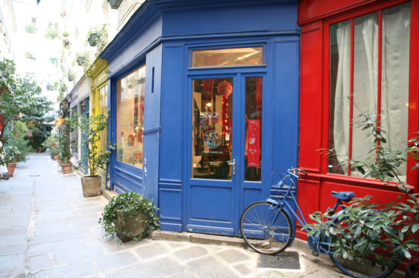 France, colored stores