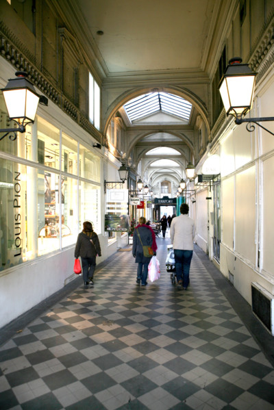 France, covered walkway