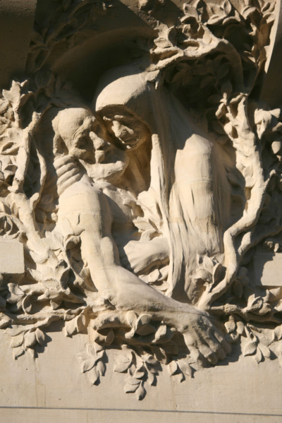 France, detail of building at number 276