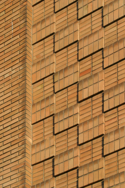 France, Paris 14e, Montparnasse, architecture art deco, detail du 157 rue vercingetorix, HBM, habitat bon marche,