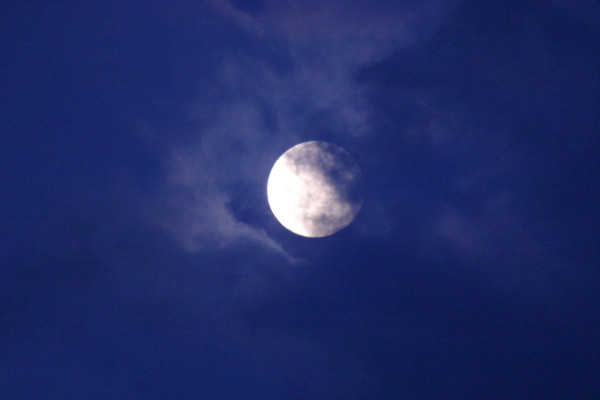 France, Basse Normandie, calvados, pleine lune, ciel, nuit,