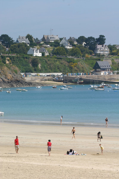 France, Bretagne, Cotes d'Armor, cotes d'Emeraude, saint cast le guildo, la grande plage,
