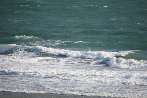 France, Bretagne, Finistere sud, Cornouaille, Nevez, littoral, mer, vagues, atlantique,