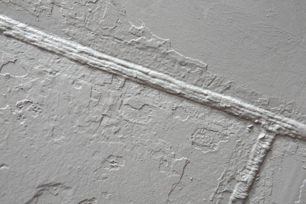 France, Bretagne, Finistere Sud, Cornouaille, Concarneau, chantier naval, Le Passage, bateau au sec, travaux, matieres, metal, coque, detail soudure,