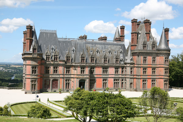 France, Bretagne, Finistere, parc et chateau de Trevarez, jardins, domaine de trevarez, departemental,