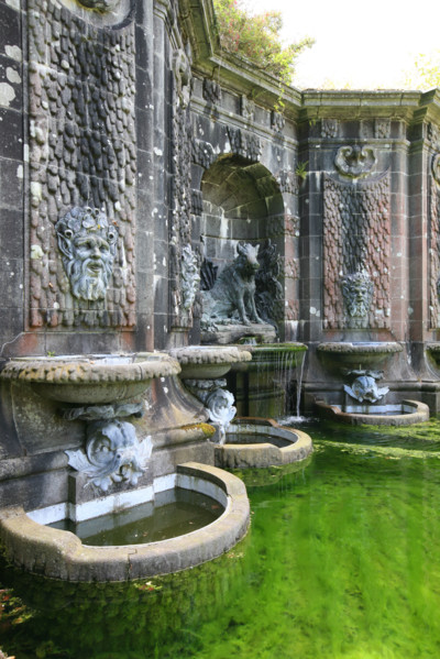 France, Bretagne, Finistere, parc et chateau de Trevarez, jardins, domaine de trevarez, departemental, foniane