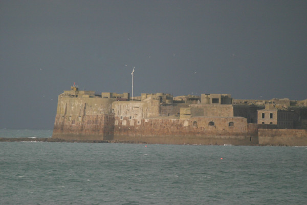 France, Basse Normandie, Manche, Cotentin, Cherbourg, rade, marine nationale, seconde guerre mondiale, fort de l'ile pelee, grande rade est