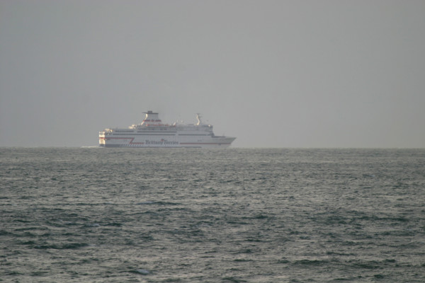 France, Basse Normandie, Manche, Cotentin, Cherbourg, rade, grande rade est, ferry Brittany ferries