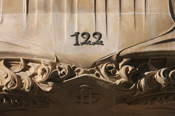 Hôtel Guimard à Paris (détail)