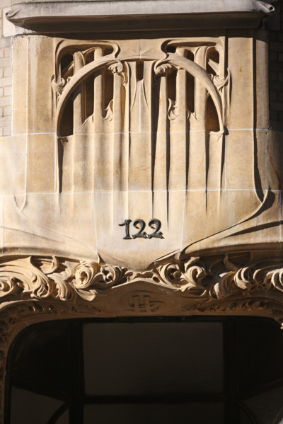 Hôtel Guimard in Paris (detail)