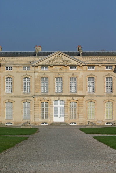France, Basse Normandie, orne, le bourg saint leonard, chateau, facade,