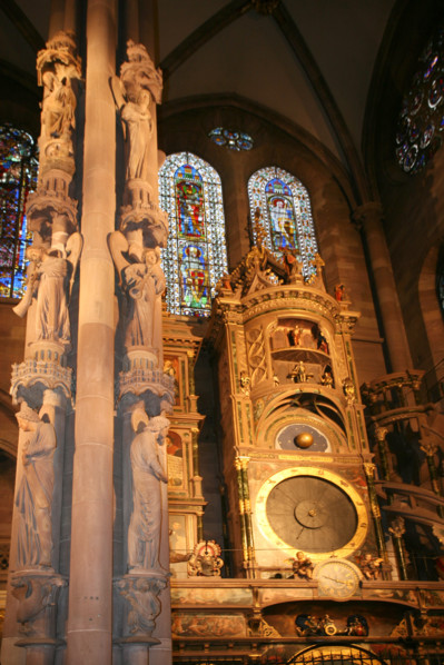 France, alsace, bas rhin, strasbourg, cathedrale notre dame, horloge astronomique, planetes, personnages, art et tradition,
