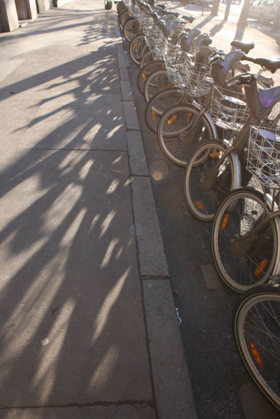 France, velib station
