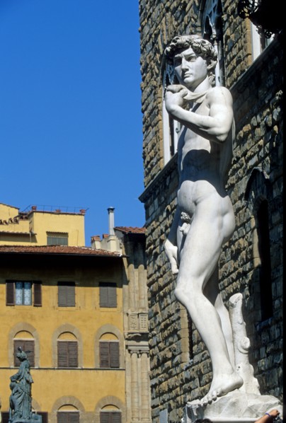 Italie, toscane, florence, firenze, renaissance italienne, palazzo vecchio, palais vieux, hotel de ville, david, michel ange, sculpture, place de la seigneurie,