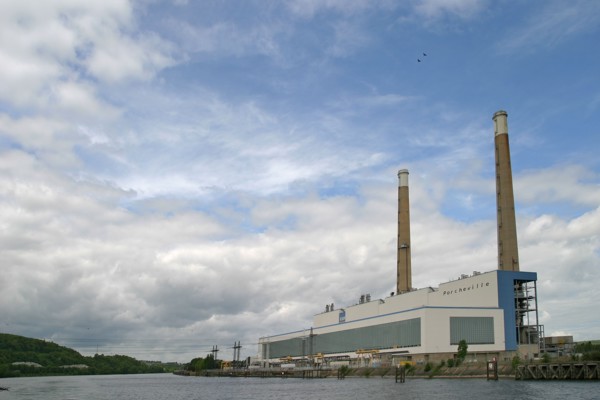 France, region ile de france, yvelines, porcheville, centrale electrique, thermique, seine, energie, edf, electricite, environnement, developpement durable,