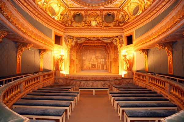 France, ile de france, yvelines, versailles, chateau de versailles, petit trianon, theatre de la reine, les coulisses, salle