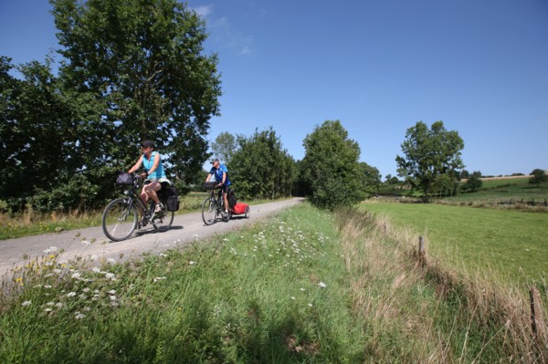 France, Basse Normandie, manche, pays de la baie, voie verte, ducey, velo, famille, couple, paysage,