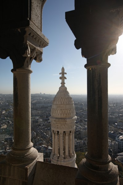 France, ile de france, paris 18e arrondissement, butte montmartre, basilique du sacre coeur, panorama depuis le dome, vue generale, paysage urbain,