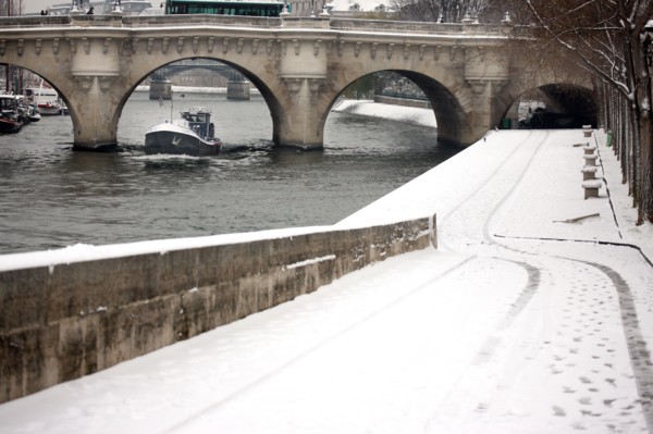 Paris sous la neige