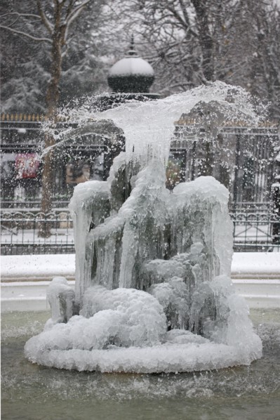 Paris sous la neige