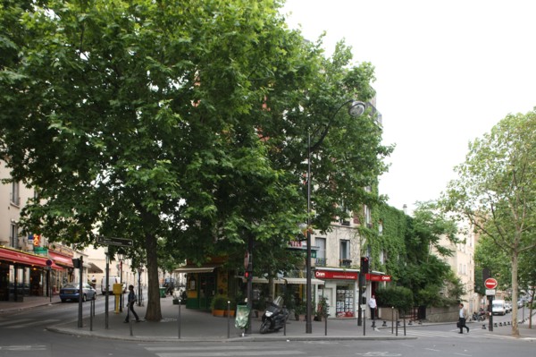 France, Ile de France, paris 13e arrondissement, angle rue auguste blanqui et rue des cinq diamants, rue du moulin des pres,