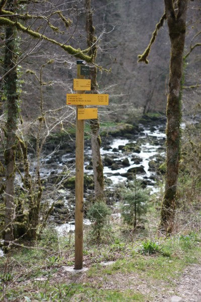 France, franche comte, jura, nozeroy, source de l'ain, pays des lacs, eau, paysage, nature, hiver,