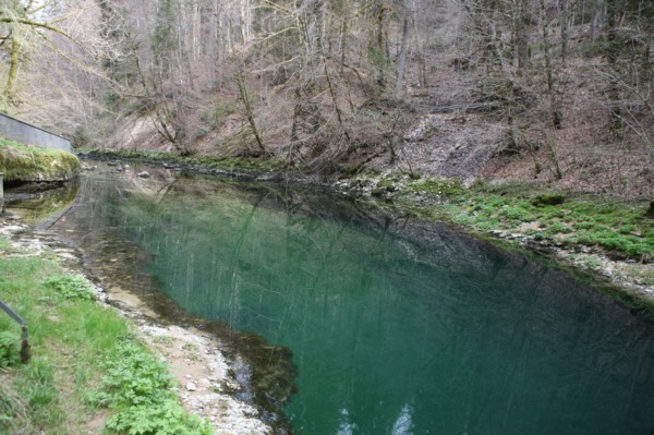 France, franche comte, jura, nozeroy, source de l'ain, pays des lacs, eau, paysage, nature, hiver,