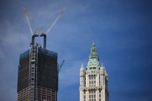 usa, etat de New York, New York City, Manhattan, financial district, pointe de Manhattan, building,