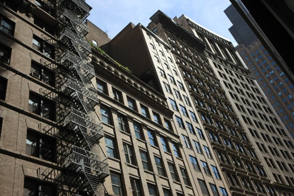 usa, etat de New York, New York City, Manhattan, financial district, buildings,