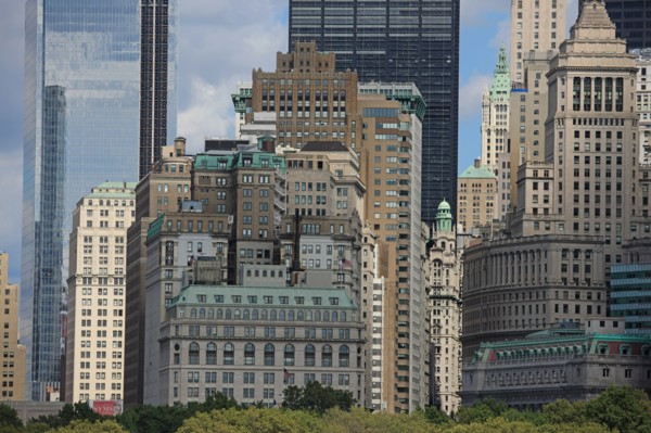 usa, etat de New York, New York City, Manhattan, financial district, pointe de Manhattan, ferry pour Staten Island, buildings, baie, bateaux, statue de la liberte, Bartholdi,