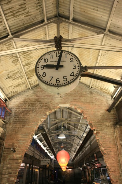 usa, state of New York, NYC, Manhattan, Chelsea, market, horloge,