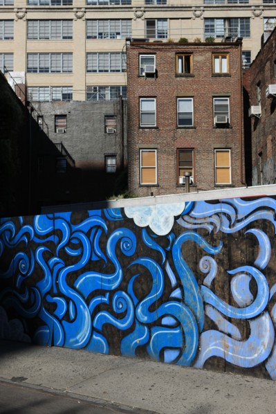 usa, state of New York, NYC, Manhattan, Greenwich Village, mur peint,