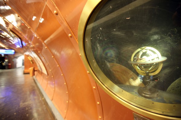 France, ile de france, paris, 3e arrondissement, station de metro arts et metiers, cuivre, 
Date : 2011-2012